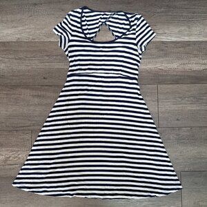 Seraphina striped jersey dress